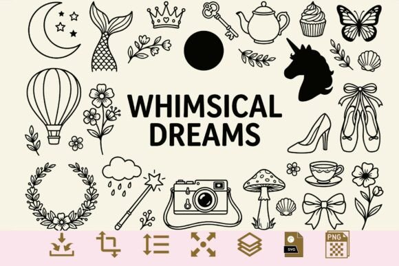 Fantasy and Fairytale Clipart: Whimsical Graphics & Illustrations