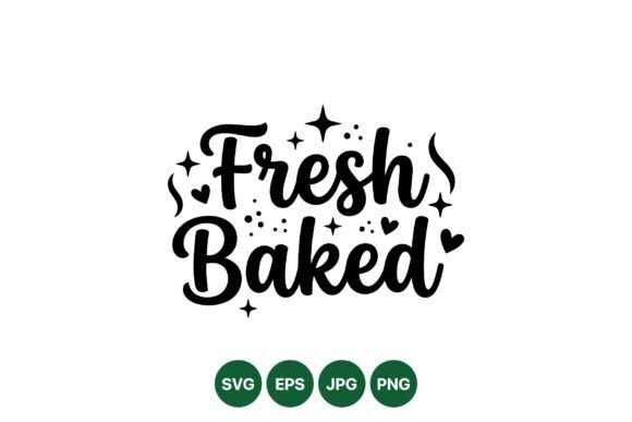 Fresh Baked Typography Design: Graphics & Illustrations for Editorial Warmth