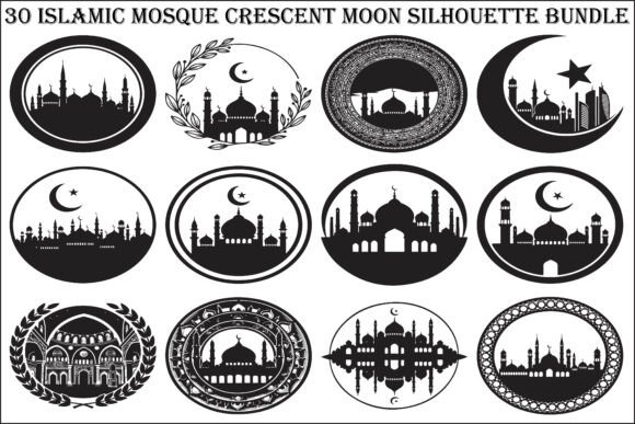 Islamic Mosque Crescent Bundle