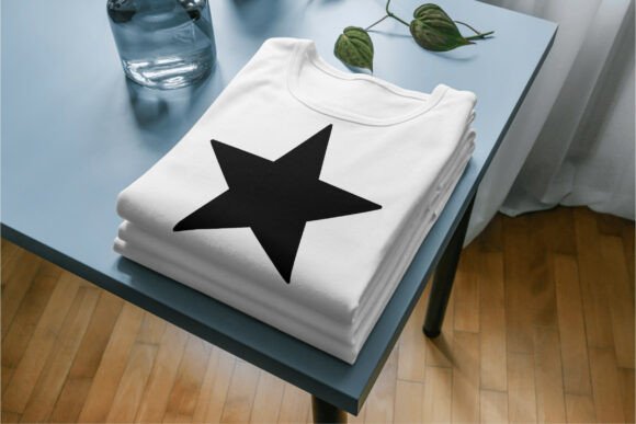 Star SVG Simple Star Shape Silhouette: Graphics & Illustrations